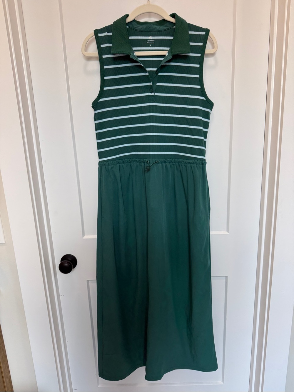 NWOT Talbots Mixed Media Polo Dress - Picture 3 of 5